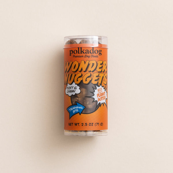 Polka Dog Wonder Nuggets Peanut Butter 2.5oz Tube