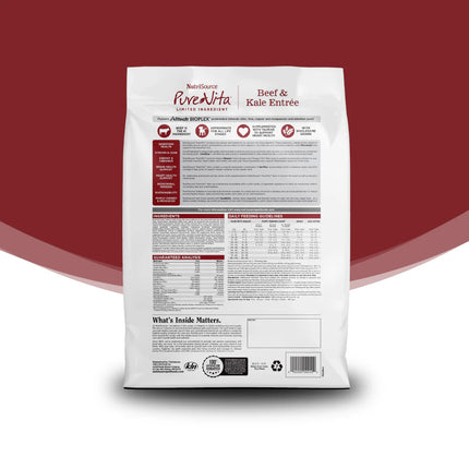 Pure Vita Beef & Kale Dry Dog Food
