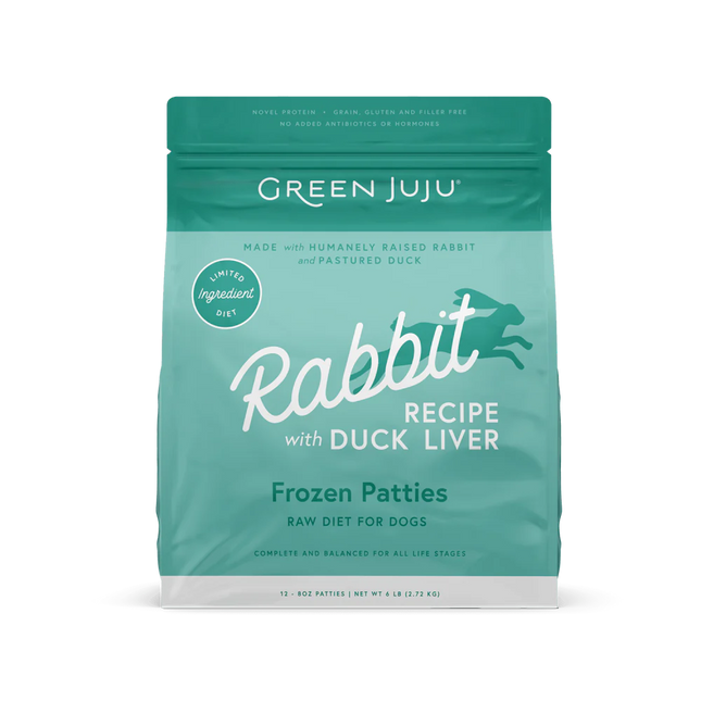 Green Juju Rabbit with Duck Liver Frozen