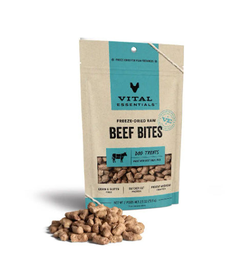 Vital Essentials - Freeze-dried Beef Bites 2.5oz