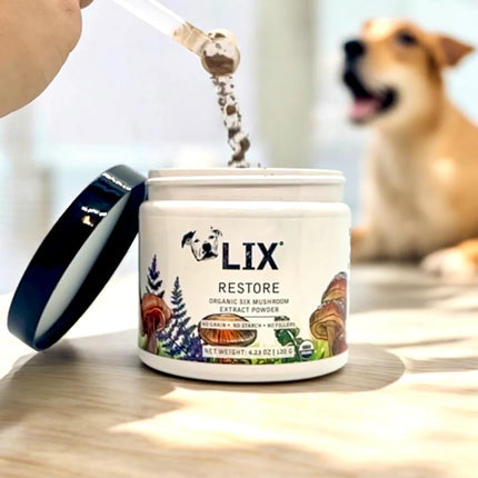Lix Restore Organic Six Mushroom Extract Powder 2.12oz
