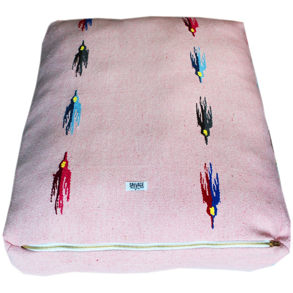 Salvage Maria Rectangulo Bed - Pink Thunderbird