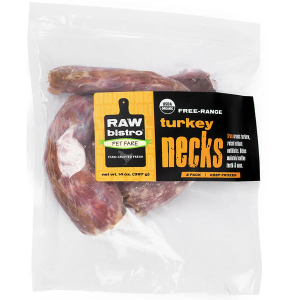 Raw Bistro Turkey Necks 2 Pack