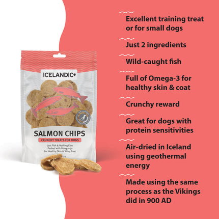 Icelandic Salmon Chips 3oz
