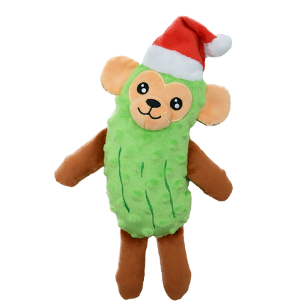 Fika's Freaky Friends - Santa Pickle Monkey Toy