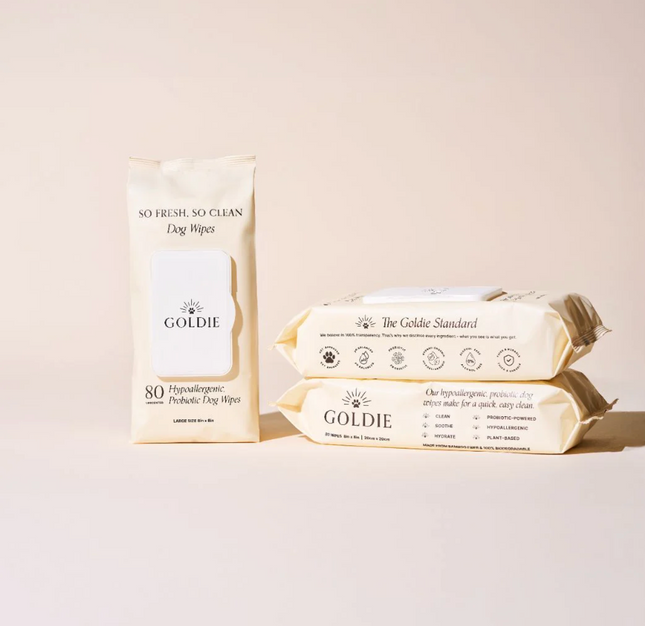 Goldie So Fresh, So Clean Dog Grooming Wipes