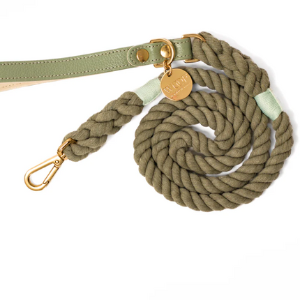 Neighbor Woof Sage Rope Leash