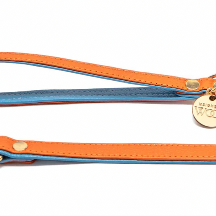 Neighbor Woof Sunset Leather Leash