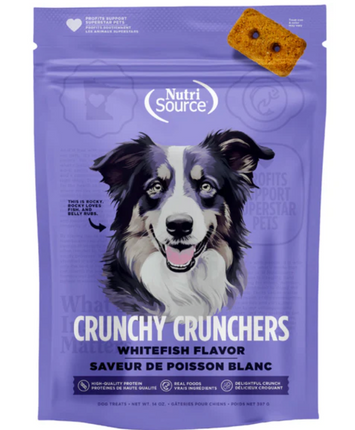 NutriSource Crunchy Crunchers Whitefish 14oz