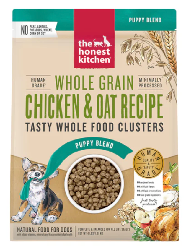 The Honest Kitchen: Whole Grain Puppy Clusters Dog Food - Chicken