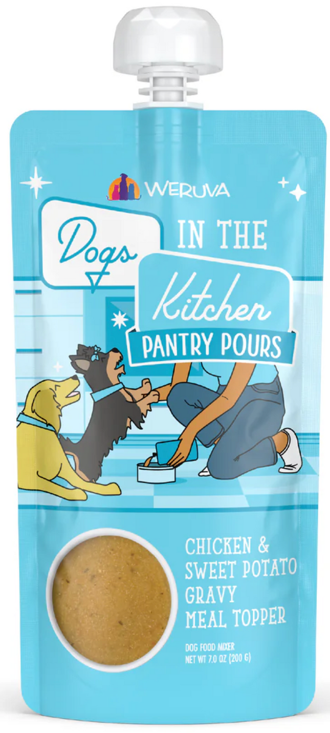 Weruva Dogs In the Kitchen Pantry Pours Gravy Meal Topper - Chicken & Sweet Potato 7oz