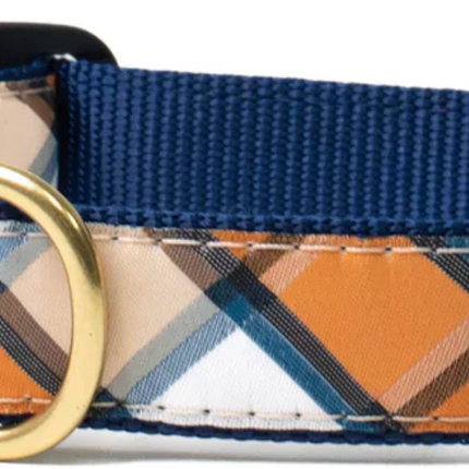 UpCountry Terracotta Plaid Dog Collar