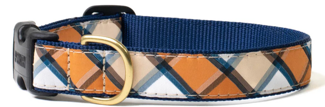 UpCountry Terracotta Plaid Dog Collar