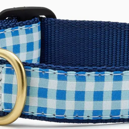 UpCountry Blue Gingham Dog Collar