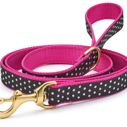 UpCountry Black and White Dot Dog Leash