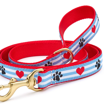 UpCountry PawPrint Stripe Dog Leash