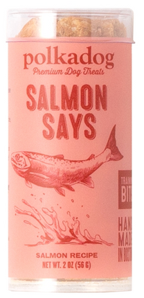 Polkadog Salmon Says Training Bits Treat 2oz