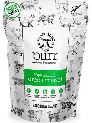 NZ Purr - Freeze Dried Green Mussel Cat Treats 1.76oz