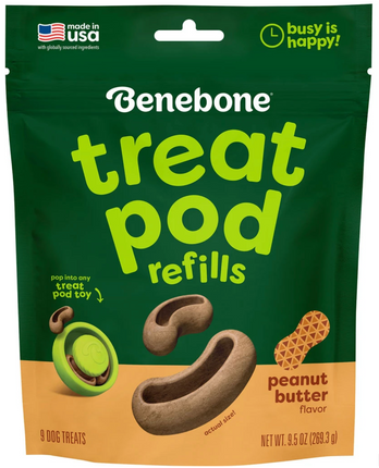 Benebone Tongue Twister Treat Pods 9.5oz - Peanut Butter