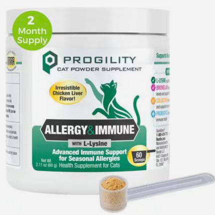 Progility Cat Allergy & Immune Powder 60 Scoops