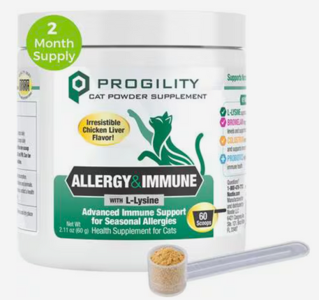 Progility Cat Allergy & Immune Powder 60 Scoops