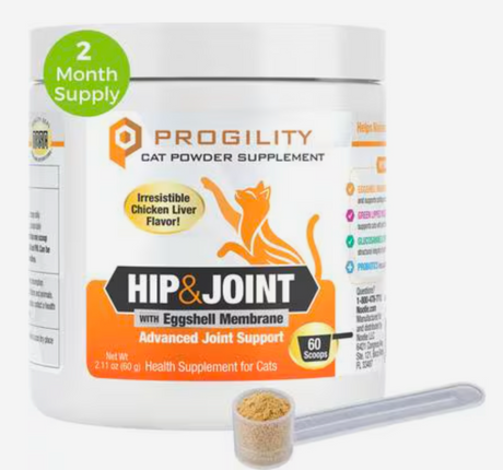 Progility Cat Hip & Joint Powder 60 Scoops
