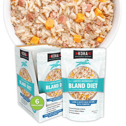 Koha Dog Bland Diets Lamb & White Rice Pouch 12.5oz