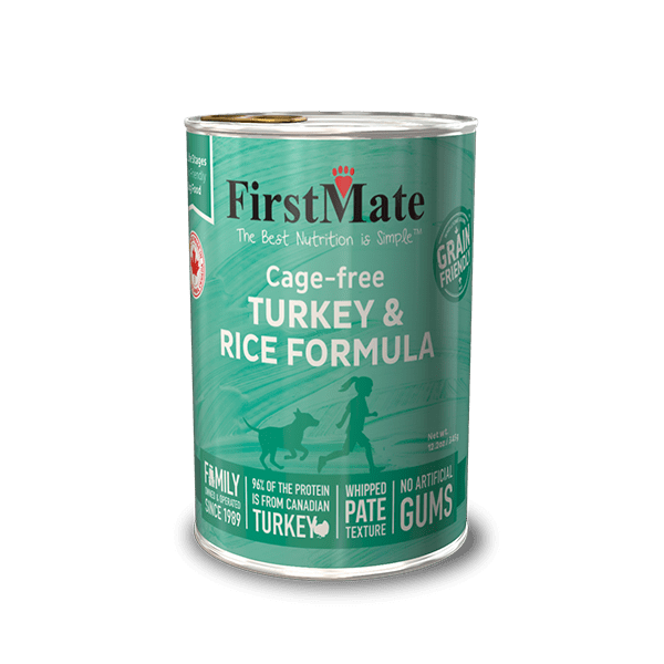 FirstMate - Limited Ingredient Turkey and Rice Wet Dog Food 12.2oz