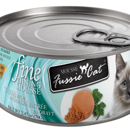 Fussie Cat Fine Dining Mousse Tuna with Pumpkin Entree