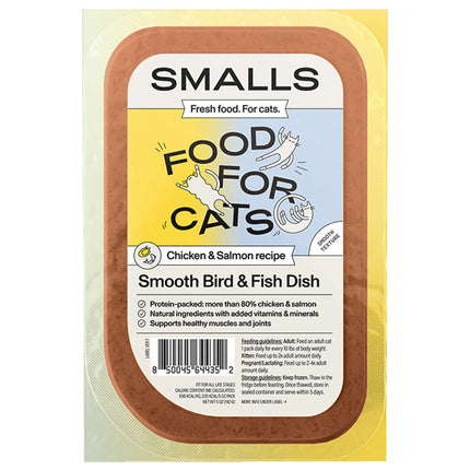 Smalls Smooth Chicken & Salmon Frozen Cat Food 5oz