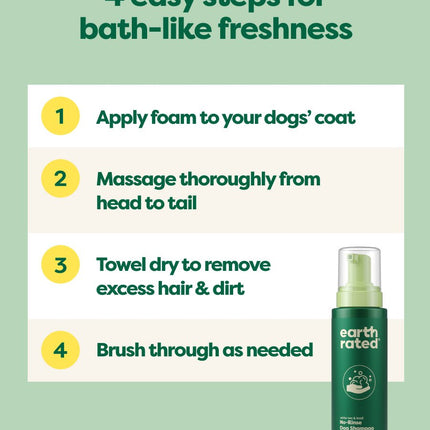Earth Rated No-Rinse Dog Shampoo