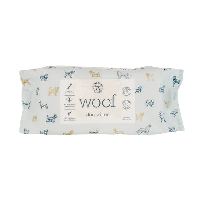 The New Zealand Natural Pet Food Woof Manuka Honey Dog Wipes