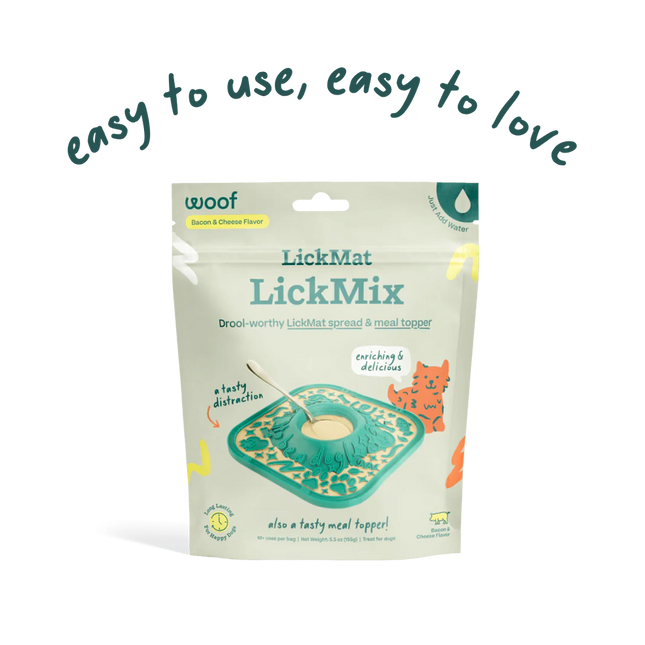 Woof Pupsicle DIY Lickmix for Lickipad Bacon & Cheese 5.5oz