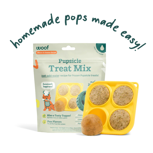 Woof Pupsicle DIY Refill Pops Bacon & Cheese Mix