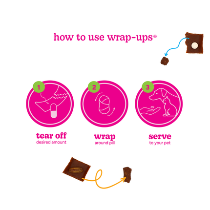 Stashios Wrap-Ups® Pill Wrapper - Bacon Cheeseburger