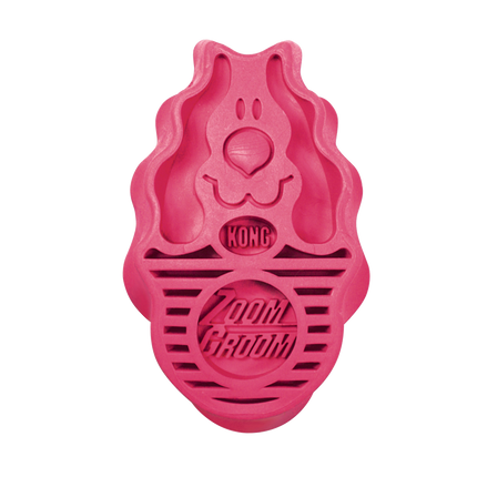 Kong Zoom Groom for Dogs - Raspberry