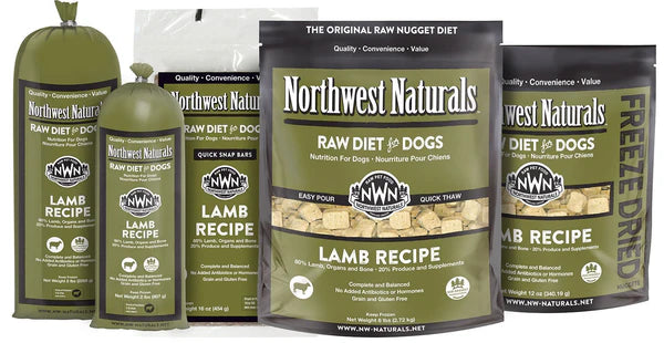 Northwest Naturals Frozen Raw Nuggets Lamb 6lb