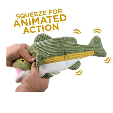 Tall Tails Animated Bass Fish Dog Toy