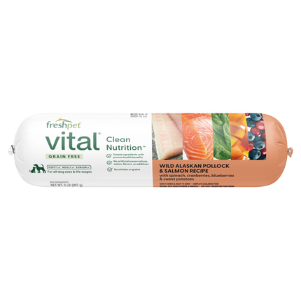 FreshPet Vital Pollock & Salmon Recipe