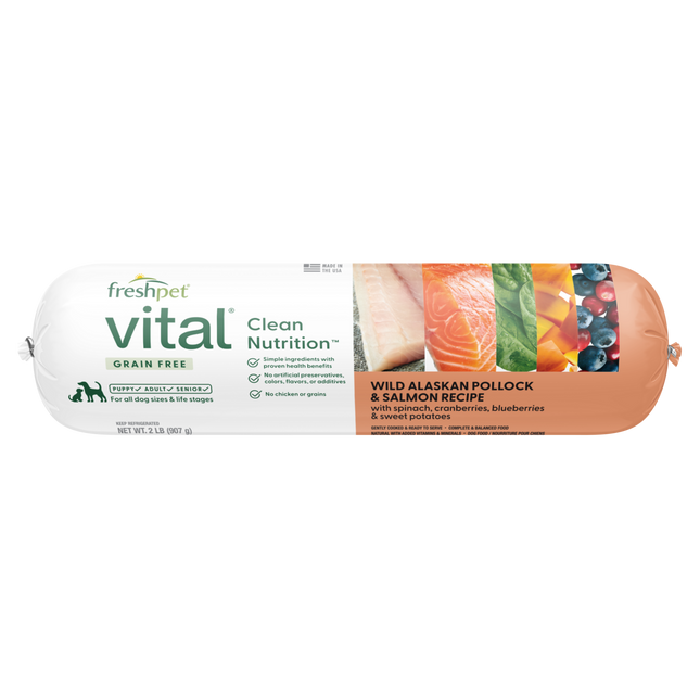 FreshPet Vital Pollock & Salmon Recipe
