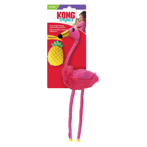 Kong Tropics Flamingo 2-Pack Cat Toys