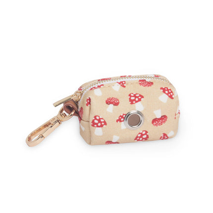 Sunny Tails Waste Bag Holder - Mushrooms