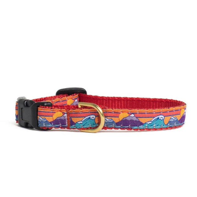 Up Country Small Breed Dog Collar - Ski and Surf