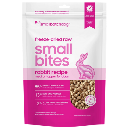 Smallbatch Dog Rabbit Small Bites Freezedried