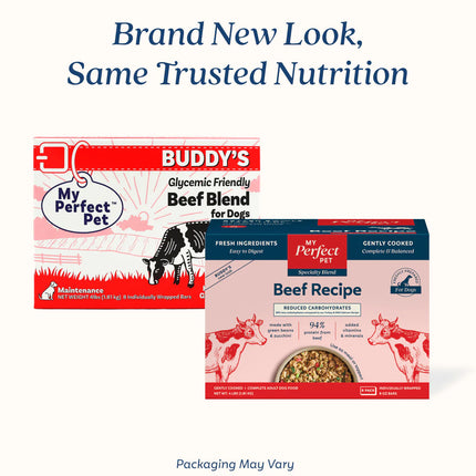 My Perfect Pet Reduced Carb Beef Blend (Glycemic Freindly) 4lb