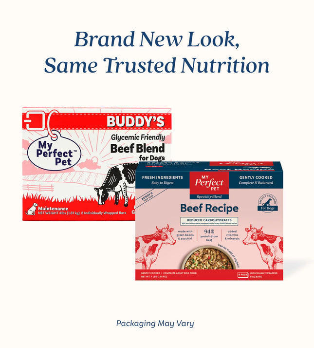 My Perfect Pet Reduced Carb Beef Blend (Glycemic Freindly) 4lb