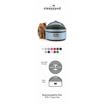 Sleepypod Mobile Pet Bed - Jet Black