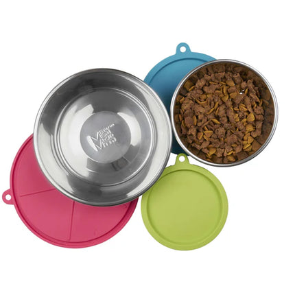 Messy Mutts Bowl With Lid Single