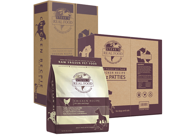 Steves Dog and Cat Nuggets Frozen Chicken