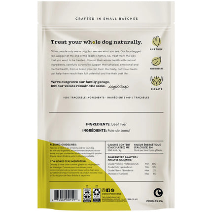 Crumps Naturals - Mini Beef Liver Trainers 1.9oz